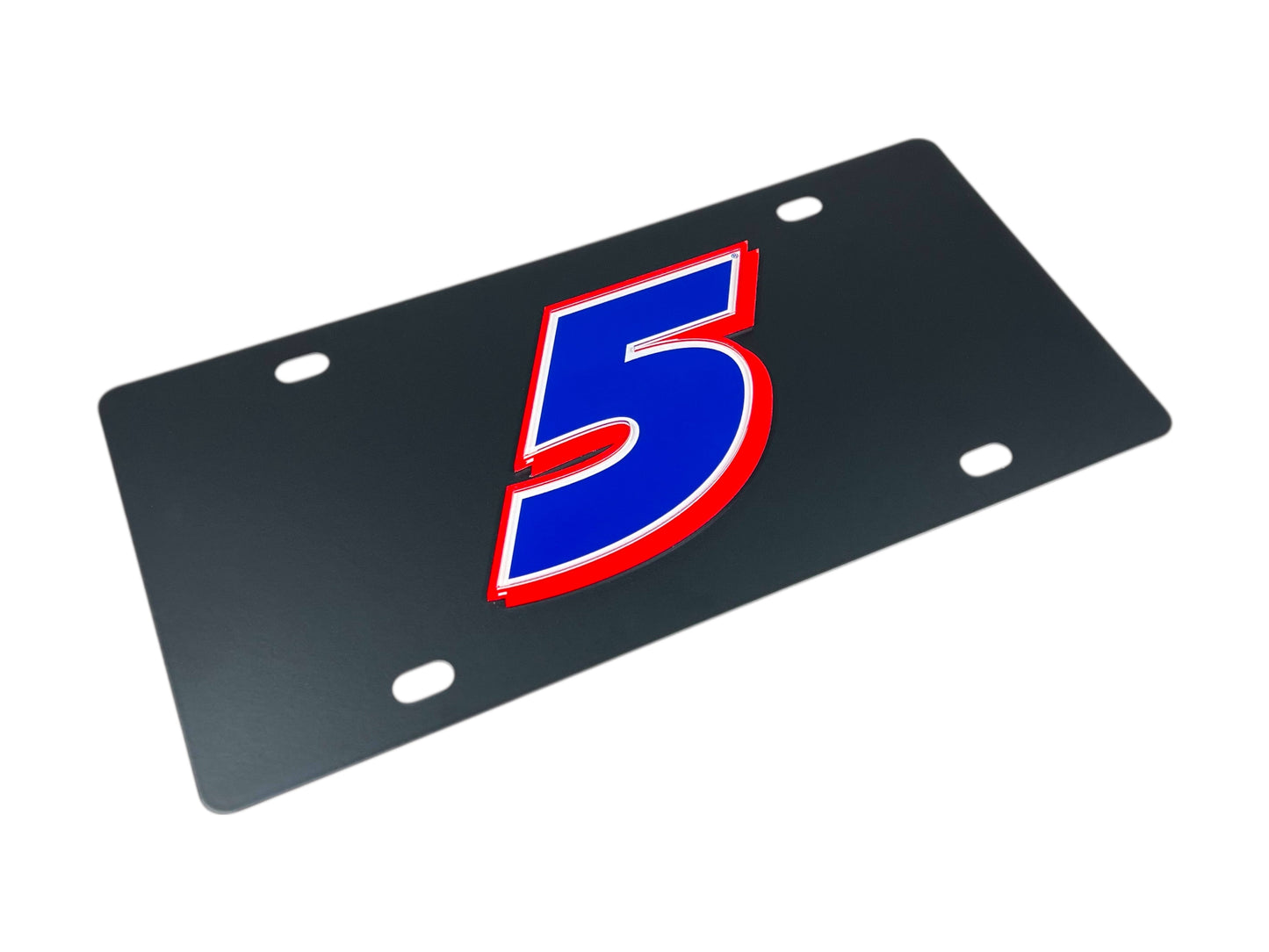 Kyle Larson #5 HendrickCars.com Carbon Steel License Plate