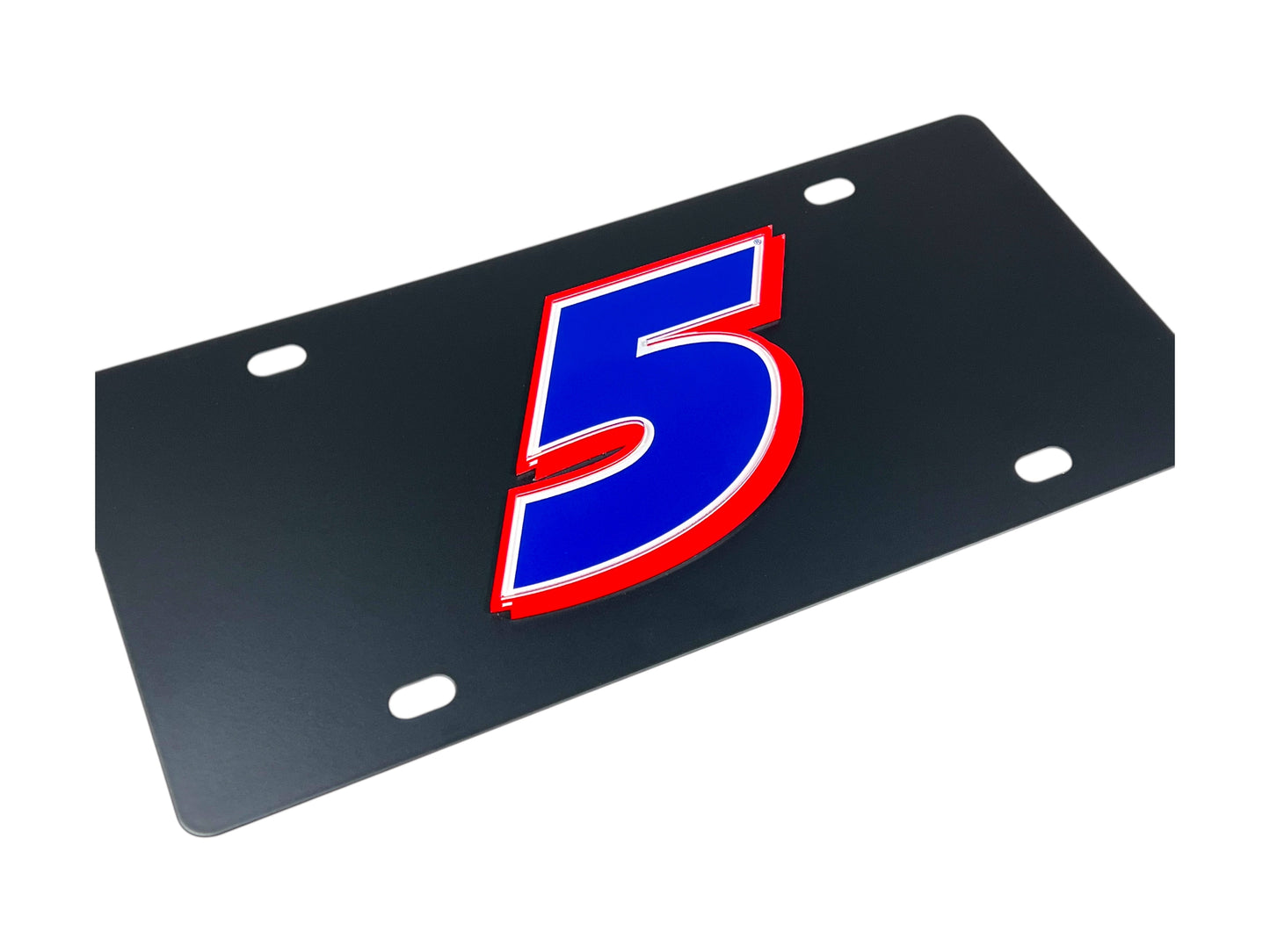 Kyle Larson #5 HendrickCars.com Carbon Steel License Plate