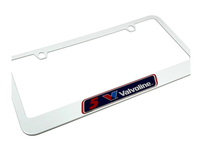 Kyle Larson #5 Valvoline White License Plate Frame
