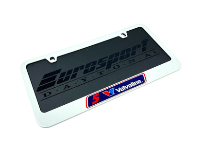 Kyle Larson #5 Valvoline White License Plate Frame