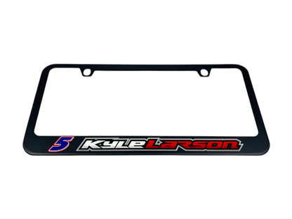 Kyle Larson #5 HendrickCars.com Name Rail Black License Plate Frame