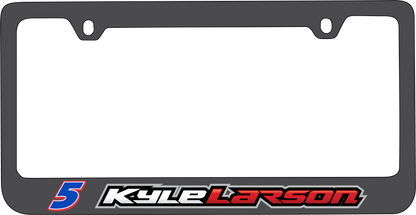 Kyle Larson #5 HendrickCars.com Name Rail Black License Plate Frame