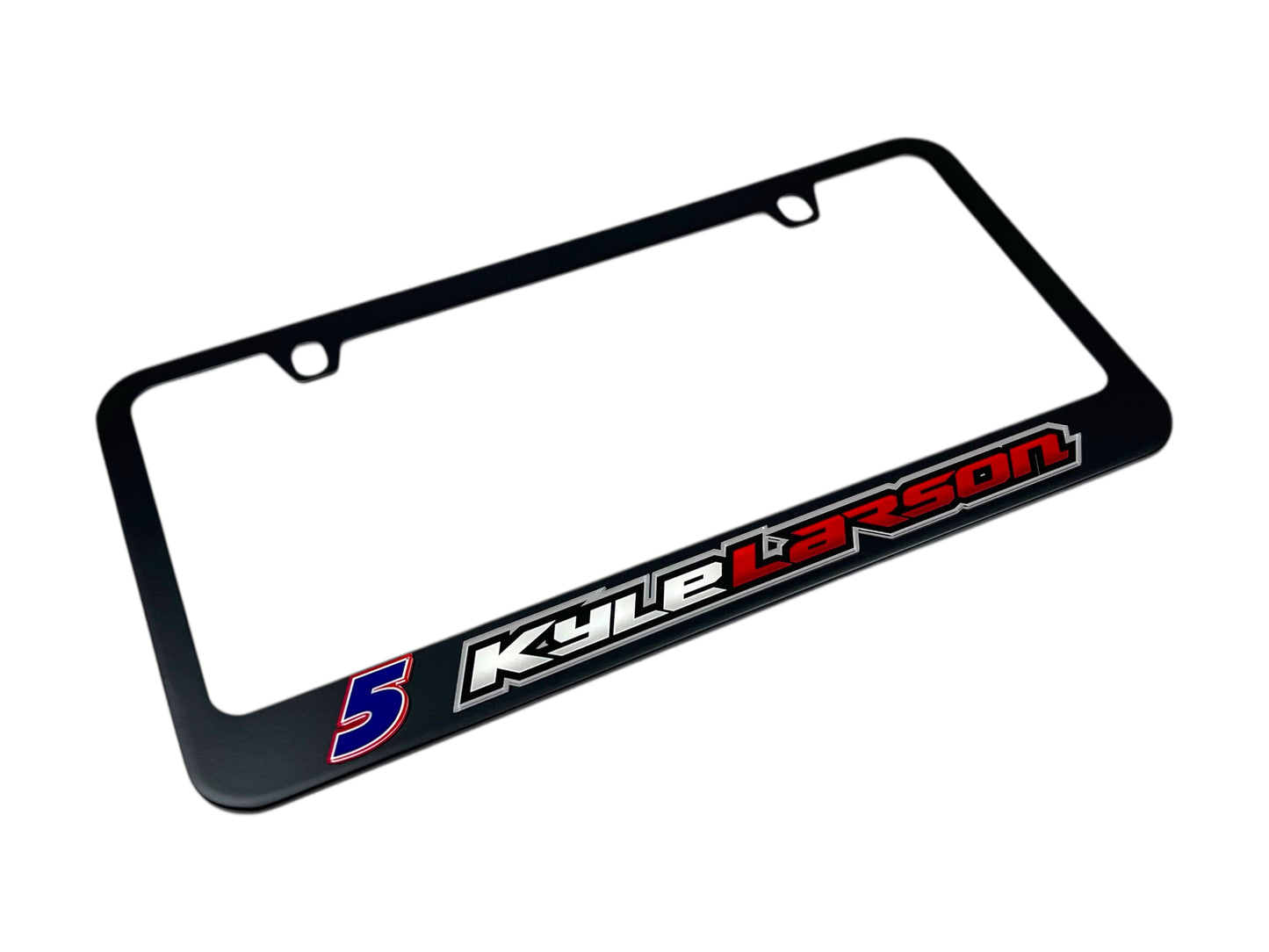 Kyle Larson #5 HendrickCars.com Name Rail Black License Plate Frame