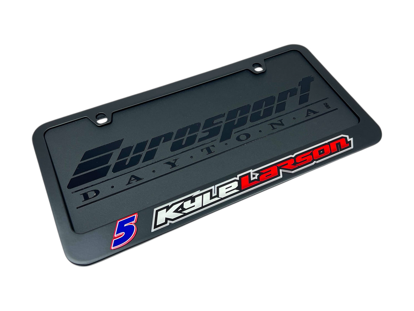 Kyle Larson #5 HendrickCars.com Name Rail Black License Plate Frame