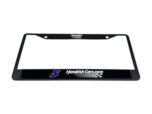 Kyle Larson #5 HendrickCars.com Black License Plate Frame