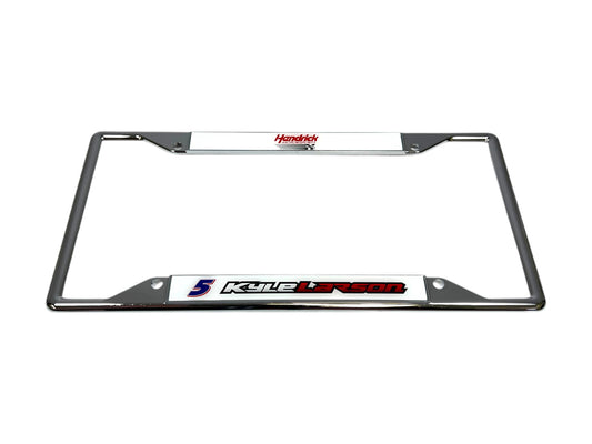 Kyle Larson #5 HendrickCars.com Chrome License Plate Frame