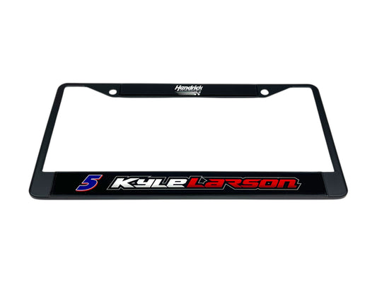 Kyle Larson #5 HendrickCars.com Name Rail Black License Plate Frame