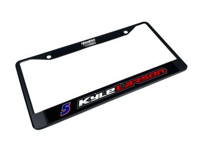 Kyle Larson #5 HendrickCars.com Name Rail Black License Plate Frame