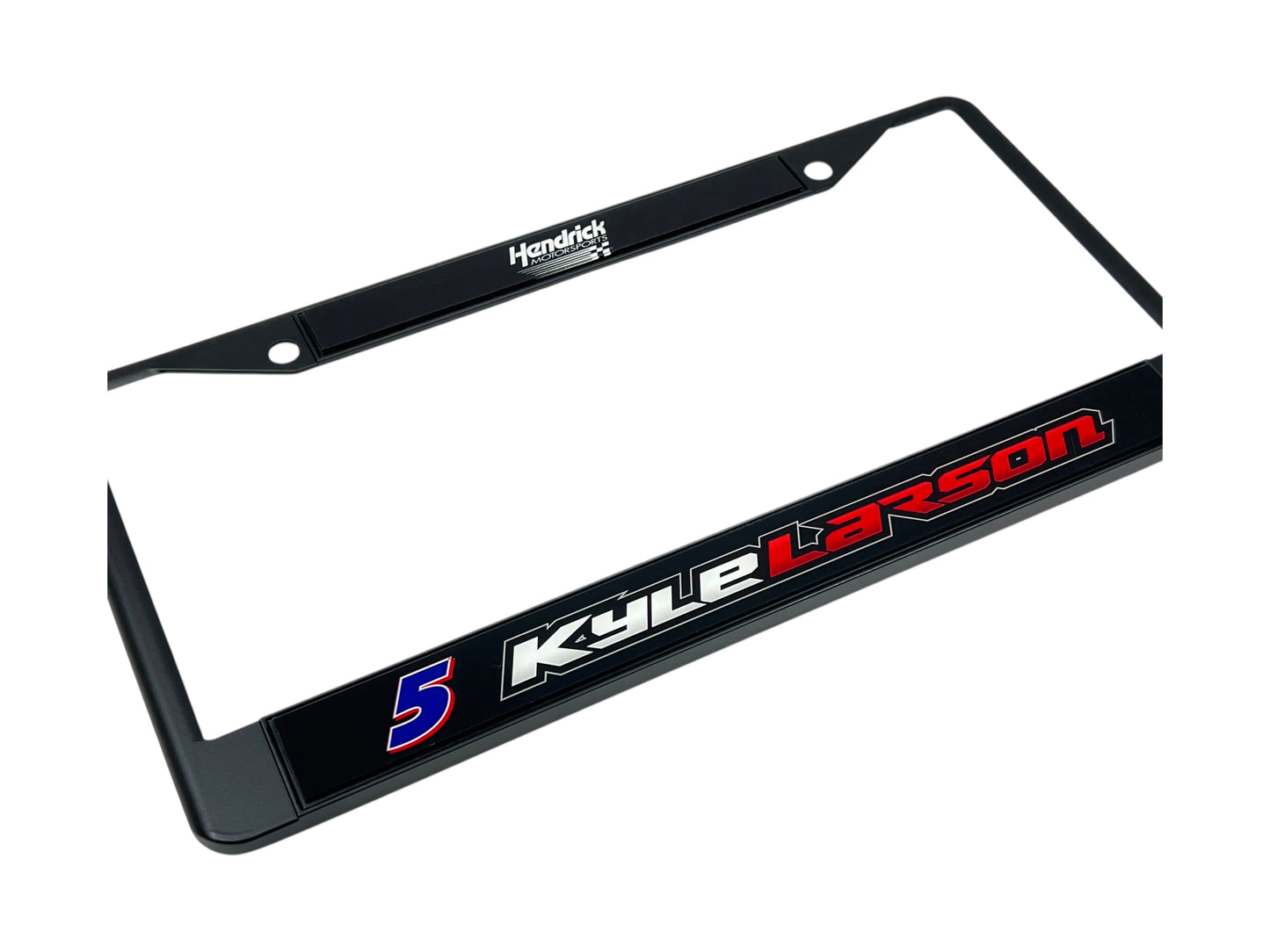 Kyle Larson #5 HendrickCars.com Name Rail Black License Plate Frame