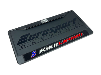 Kyle Larson #5 HendrickCars.com Name Rail Black License Plate Frame