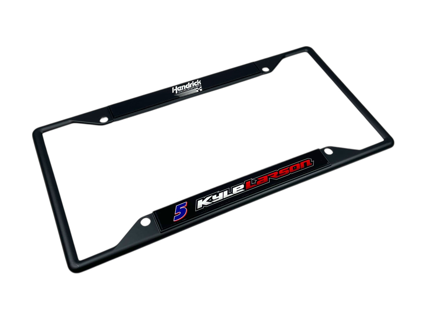 Kyle Larson #5 HendrickCars.com Name Rail Black License Plate Frame