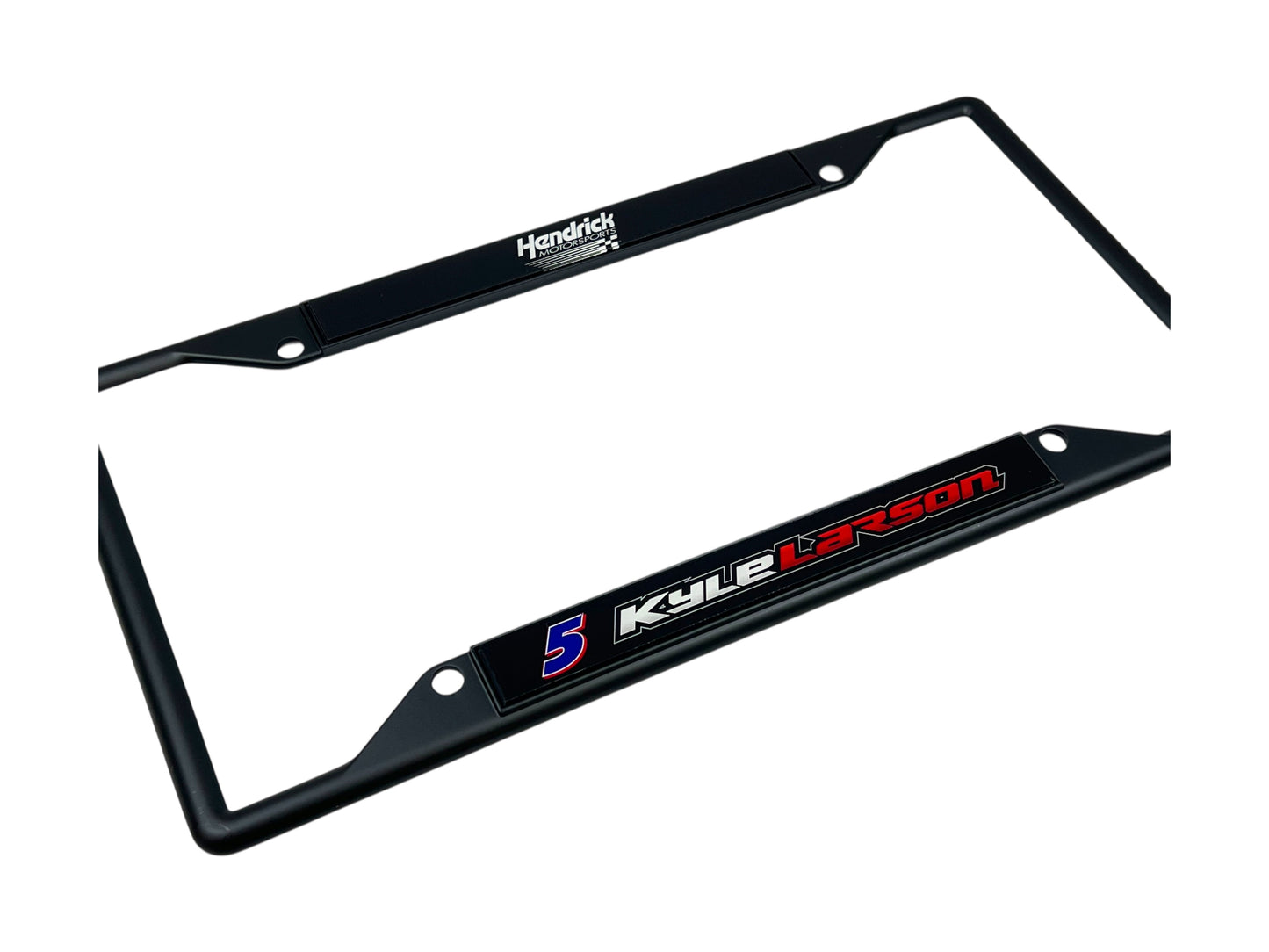 Kyle Larson #5 HendrickCars.com Name Rail Black License Plate Frame