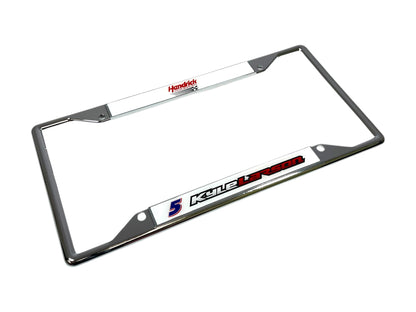 Kyle Larson #5 HendrickCars.com Chrome License Plate Frame