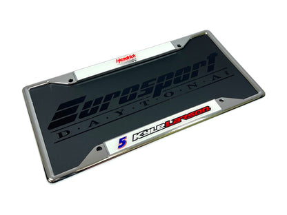 Kyle Larson #5 HendrickCars.com Chrome License Plate Frame