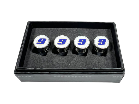 Chase Elliott #9 NAPA Chrome Tapered Valve Stem Caps
