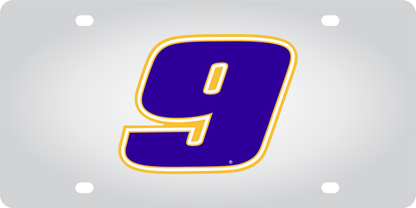 Chase Elliott #9 NAPA Stainless Steel License Plate