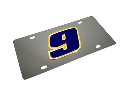 Chase Elliott #9 NAPA Stainless Steel License Plate