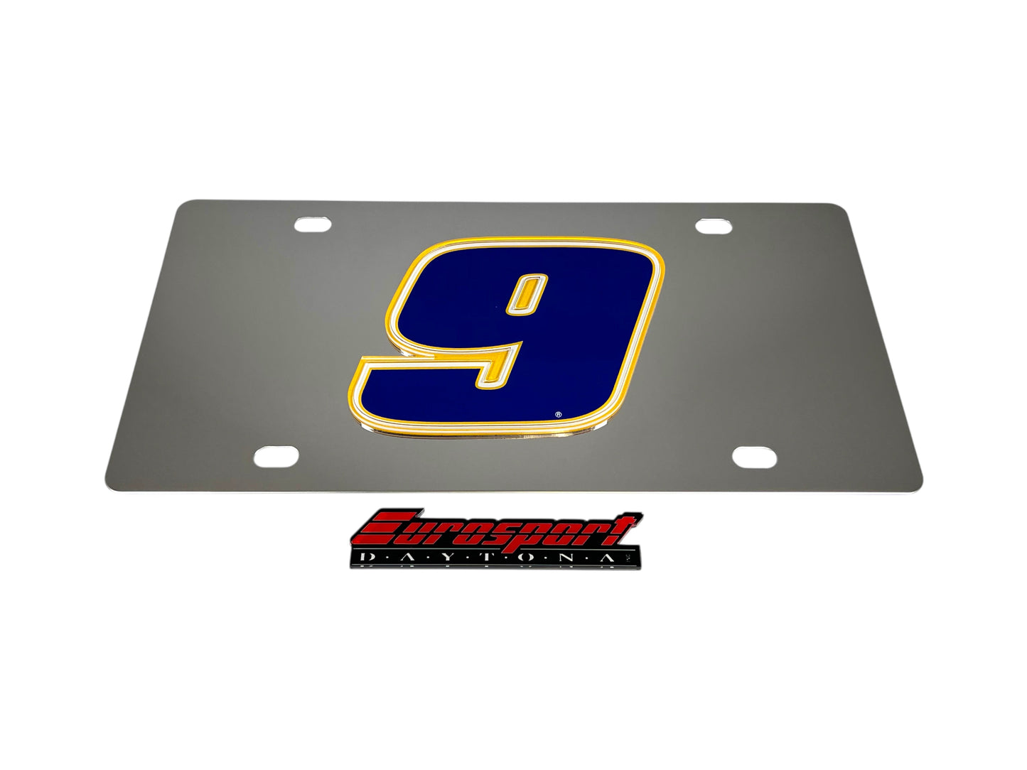 Chase Elliott #9 NAPA Stainless Steel License Plate