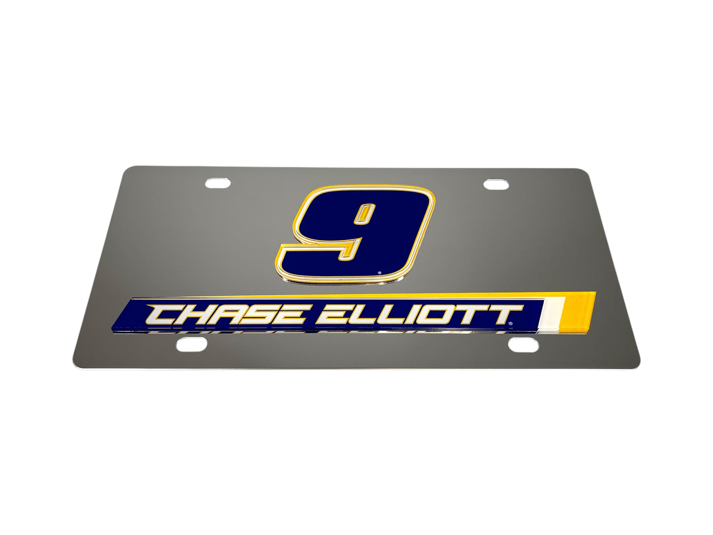 Chase Elliott #9 NAPA Stainless Steel License Plate