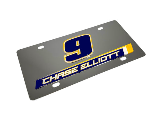 Chase Elliott #9 NAPA Stainless Steel License Plate