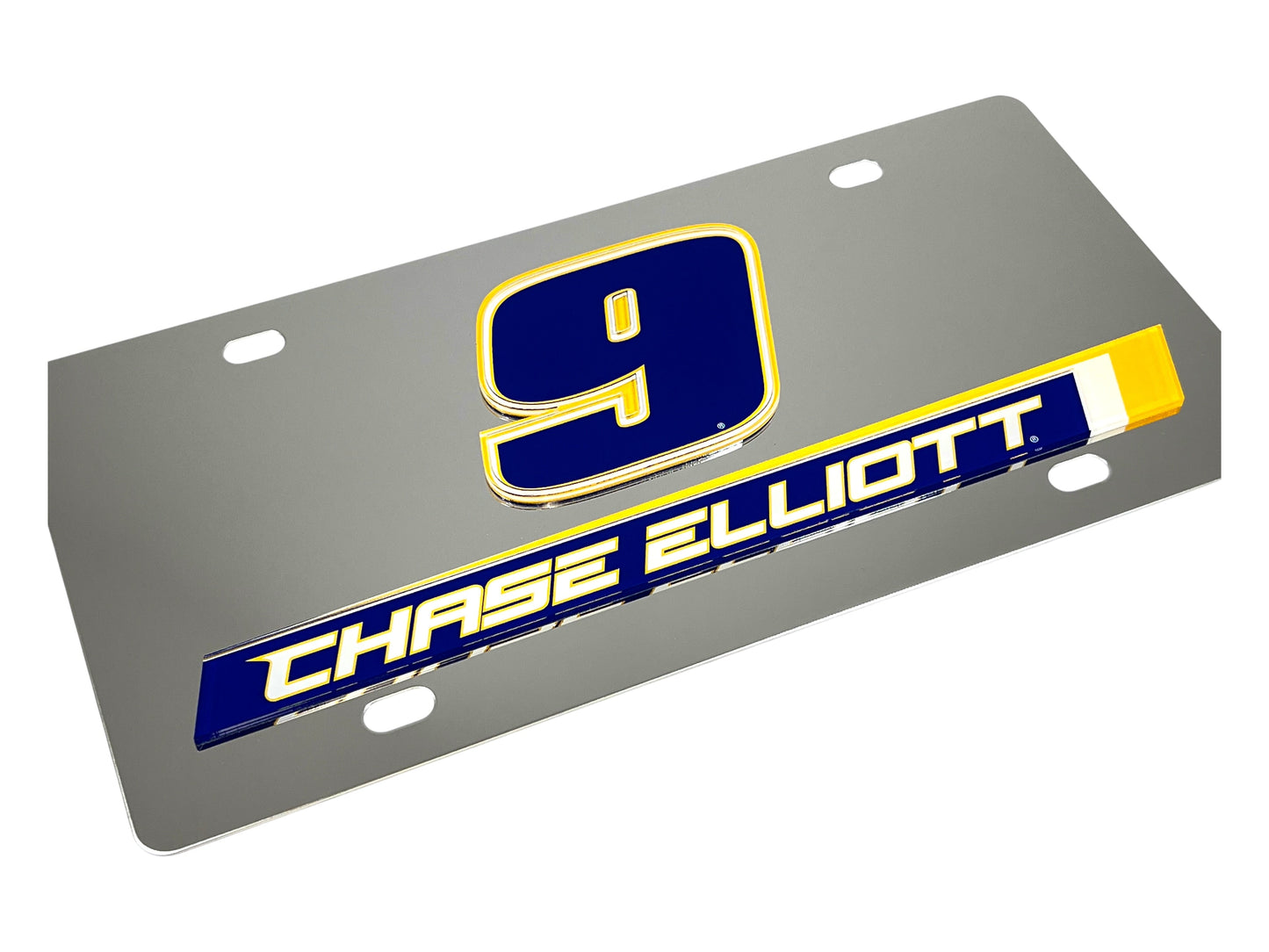 Chase Elliott #9 NAPA Stainless Steel License Plate