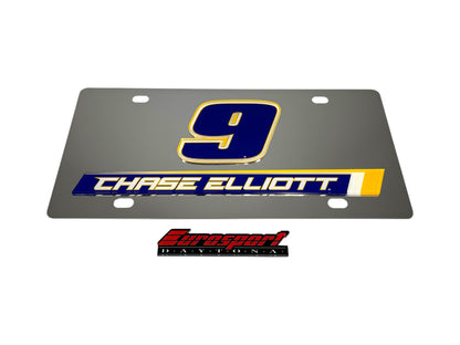 Chase Elliott #9 NAPA Stainless Steel License Plate