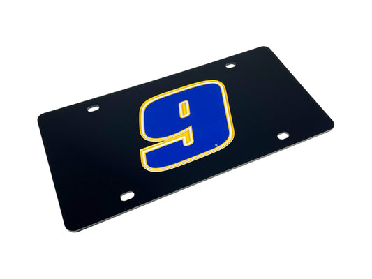 Chase Elliott #9 NAPA Acrylic License Plate
