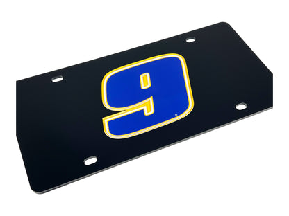 Chase Elliott #9 NAPA Acrylic License Plate