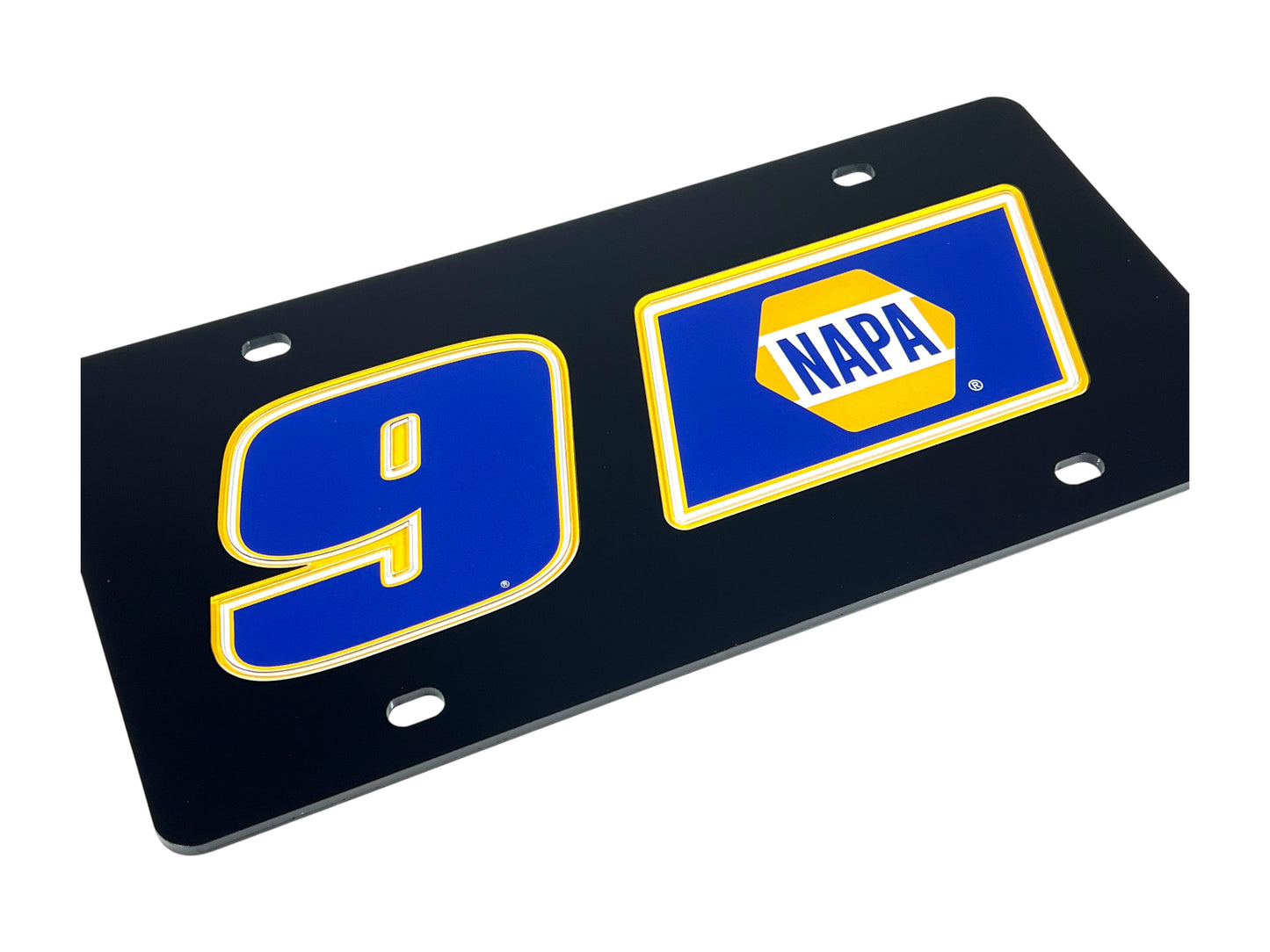 Chase Elliott #9 NAPA Acrylic License Plate