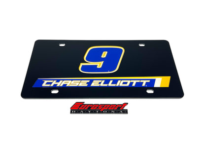 Chase Elliott #9 NAPA Name Rail Acrylic License Plate