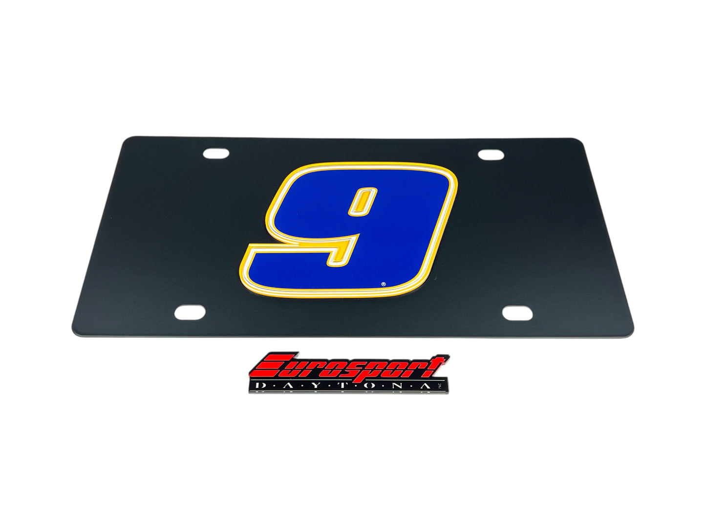 Chase Elliott #9 NAPA Carbon Steel License Plate