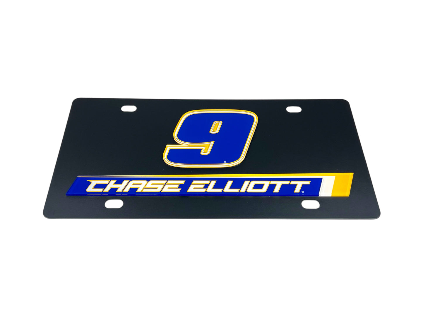 Chase Elliott #9 NAPA Carbon Steel License Plate