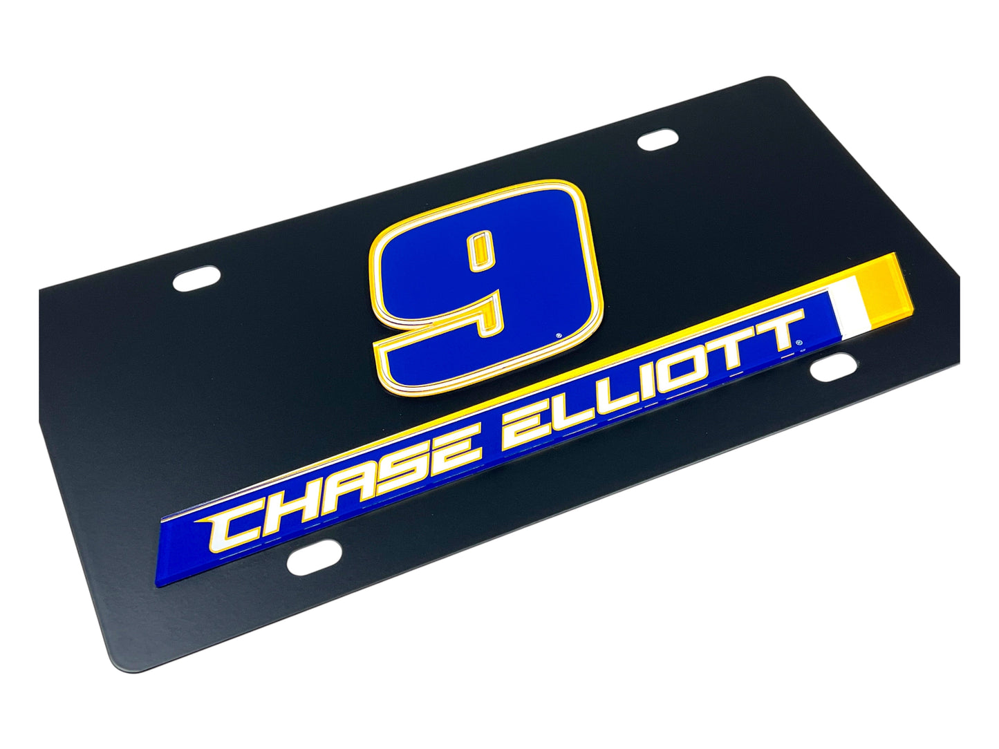 Chase Elliott #9 NAPA Carbon Steel License Plate