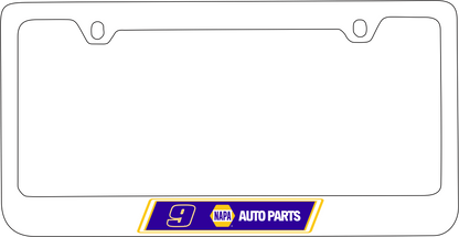 Chase Elliott #9 NAPA White License Plate Frame