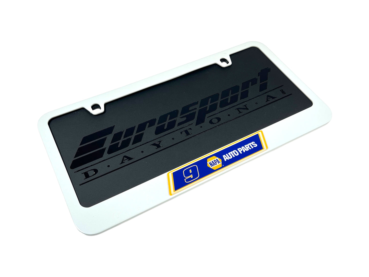 Chase Elliott #9 NAPA White License Plate Frame