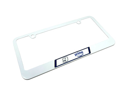 Chase Elliott #9 Amazon Prime White License Plate Frame