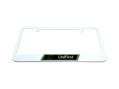 Chase Elliott #9 UniFirst White License Plate Frame