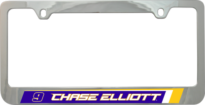 Chase Elliott #9 NAPA Chrome License Plate Frame