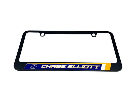 Chase Elliott #9 NAPA Name Rail Black License Plate Frame