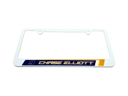 Chase Elliott #9 NAPA White License Plate Frame