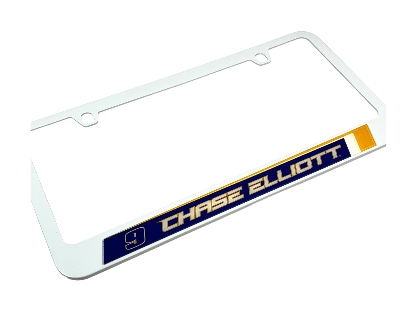 Chase Elliott #9 NAPA White License Plate Frame