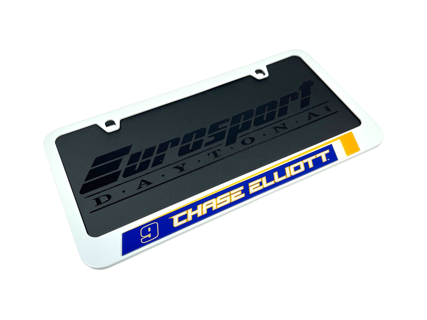 Chase Elliott #9 NAPA White License Plate Frame