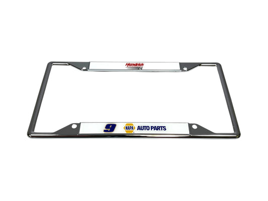 Chase Elliott #9 NAPA Chrome License Plate Frame
