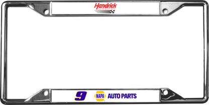 Chase Elliott #9 NAPA Chrome License Plate Frame