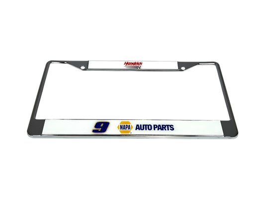 Chase Elliott #9 NAPA Chrome License Plate Frame