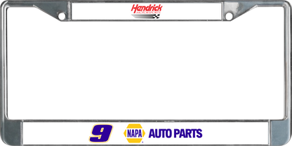 Chase Elliott #9 NAPA Chrome License Plate Frame