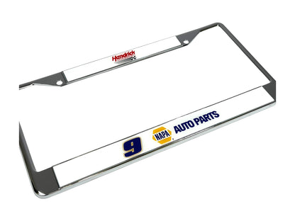 Chase Elliott #9 NAPA Chrome License Plate Frame
