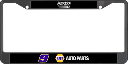 Chase Elliott #9 NAPA Black License Plate Frame