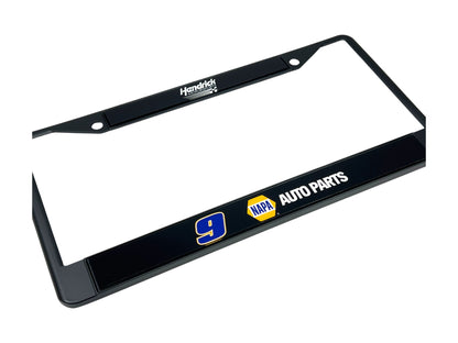 Chase Elliott #9 NAPA Black License Plate Frame