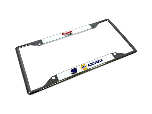 Chase Elliott #9 NAPA Chrome License Plate Frame